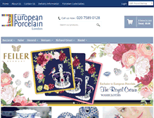 Tablet Screenshot of european-porcelain.com